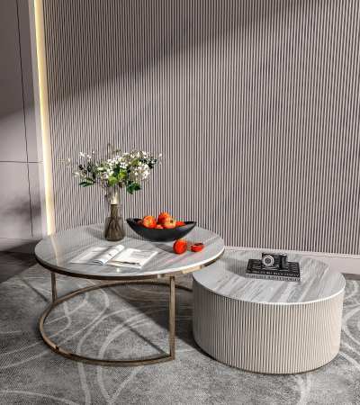 现代茶几3D模型下载